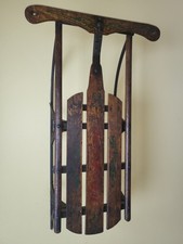 Fleetwing antique sled C.1930s Vintige collectible