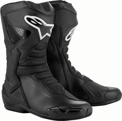 Alpinestars SMX-6 V3 Bottes De Moto Sportives Noires - Photo 1/4