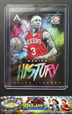 2017-18 Panini Ascension #MH35 Allen Iverson Making History Philadelphia 76ers