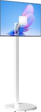 CTA Digital Ergonomic Floor Stand for Monitors  TV  s Up to 35-inches  22...