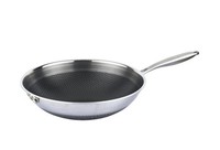 Cheffinger L Wok Pfanne Edelstahl Wabenstruktur Ø32Cm Induktion
