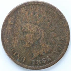 Corroded G 1864 w/L Indian Head Cent