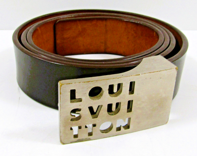 Louis Vuitton belt size 34 brown Louis Vuitton Taurillon Calfskin 30mm LV Initiales  main image 4