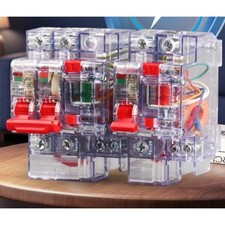 Transparent DZ47LE 2P RCCB Residual Current Device for Leakage Detection 6A-63A