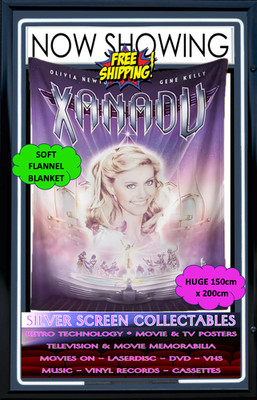 Xanadu Olivia Newton John Featured Fleecy Throw Rug Blanket 150x200cm Free Post
