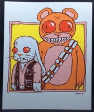 SCOUNDRELS SPECKLE VARIANT SCREEN PRINT BY JERMAINE ROGERS