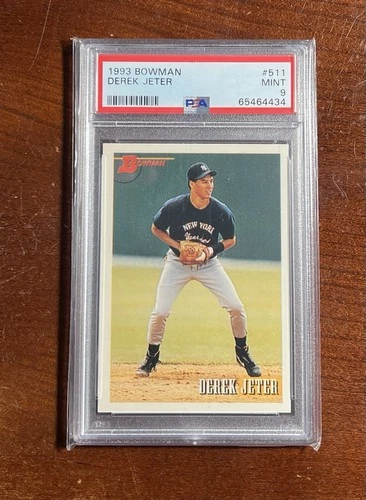 1993 Bowman Derek Jeter Rookie🔥PSA 9🚨MINT💎Yankees🏆New Label⚡️