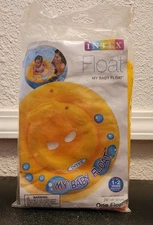 Intex My Baby Float Yellow Toddler Pool Swim Float Up To 33 Lbs.