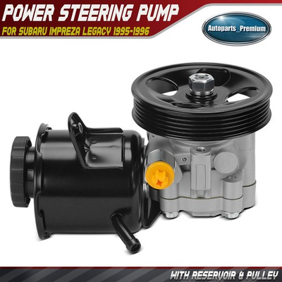 #ad #ad Power Steering Pump w Pulley amp; Reservoir for Subaru Impreza Legacy 1995 1996 $84.59