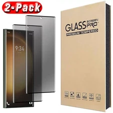 For Samsung Galaxy S23/S23+/S23 Ultra/FE Privacy Tempered Glass Screen Protector