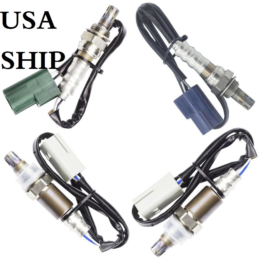4pcs Oxygen O2 Sensor 1&2 For 2007-2010 Nissan Pathfinder V6