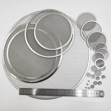 304 Stainless Steel Mesh Filter Disc Round Shape Wire Mesh Screen Various Size