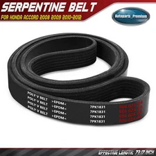 72.17" Serpentine Belt 7-Rib for Honda Accord 2008 2009 2010 2011-2012 2.4L GAS