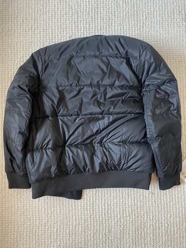 Lululemon piumino d'oca donna 8 nero vagabondo lontano bomber reversibile nuovo $298 - Foto 12 di 13
