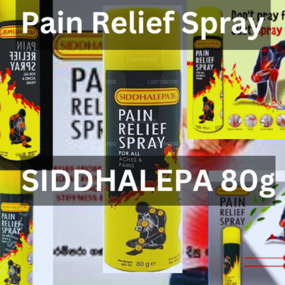 SIDDHALEPA PAIN RELIEF SPRAY FAST ACTING for all Aches and Pains 80g