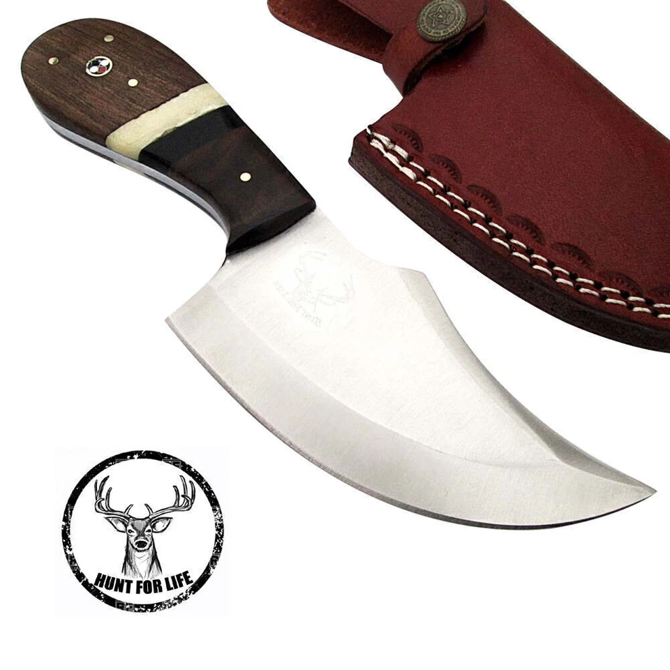 Cuchillo de caza Armory Replicas Sweetwater River desollado acero al carbono con funda Foto 2 de 4
