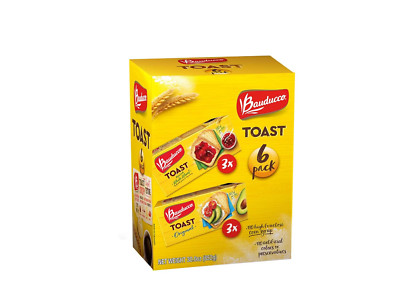 Bauducco Toast Delicious Light & Crispy Toasted Bread Original & Whole Wheat Rea