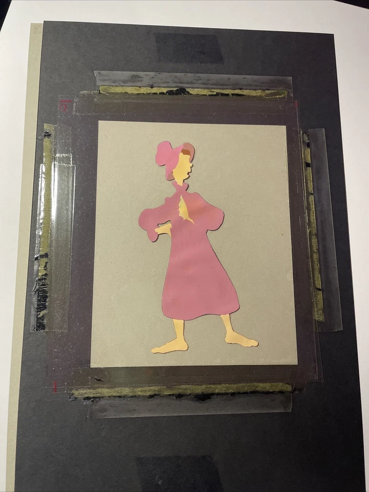 CINDERELLA Animation Cels Walt Disney Production Art SCREEN USED UGLY SISTERS - Image 4 of 4