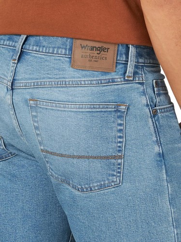 Pantalones de mezclilla elásticos de ajuste deportivo para hombre Wrangler Authentics - Imagen 18 de 56