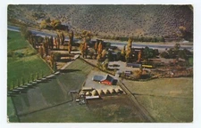 Ranch Carson Valley Nevada Air View Postcard