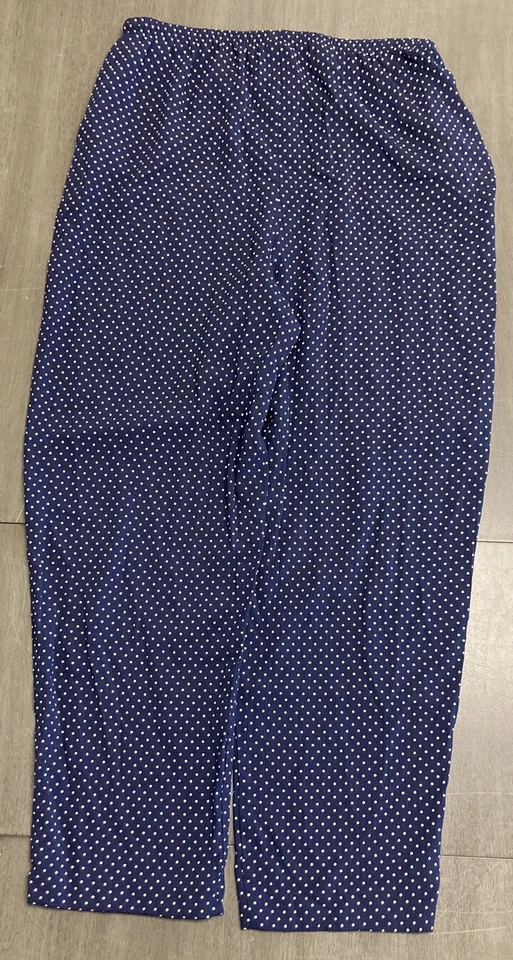 Teddi женщин темно-синий горошек эластичный галстук талии 2 кармана платье брюки размер 16 - Изображение 2 из 4