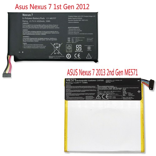 Battery For Google Asus Nexus 7 1st Gen 2012 C11ME370T /2nd 2013 ME571