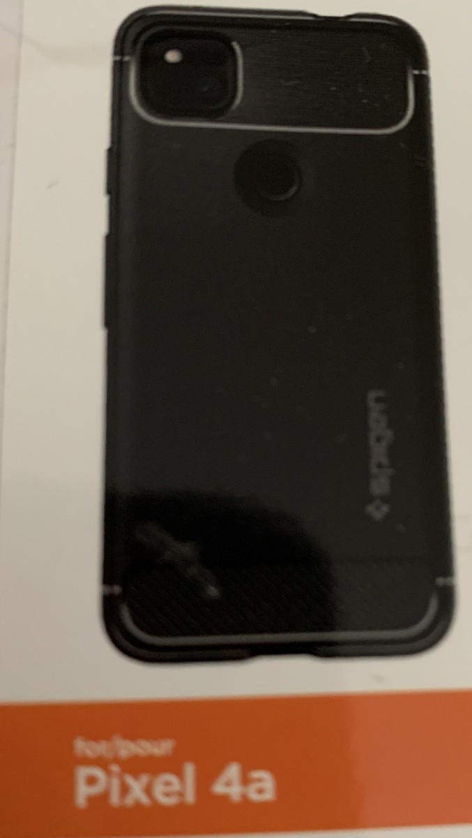 Spigen Case Rugged Armor for Google Pixel 4a Matte Black