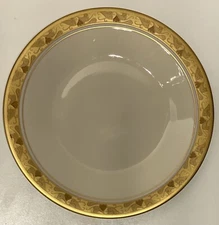 Franciscan Masterpiece China KASMIR Bread Plate Gold Encrusted 6-1/4” EUC (12)