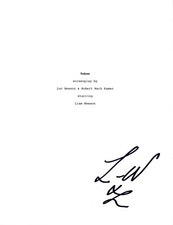 Liam Neeson Signed Autographed TAKEN Full Movie Script COA VD