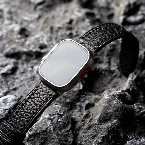 Retro Genuine Leather Strap Wrist Band For Apple Watch Ultra 49mm Series 9 8 7 6 - Picture 14 of 19