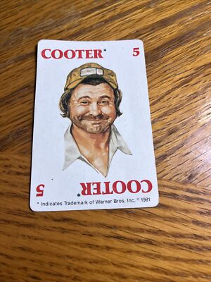 The Dukes Of Hazard 1981 Warner Brothers Uno Card Cooter - 5Points Red