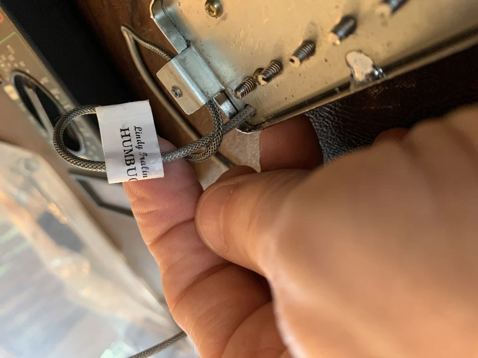 Lindy Fralin P.A.F. mayor Juego de cubiertas de níquel para pastillas Humbucker 9k y 8k Foto 3 de 4