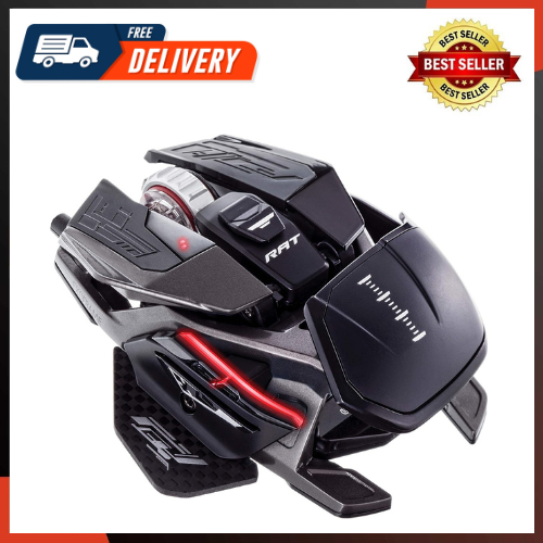 the Authentic R.A.T. PRO X3 Wired Gaming Mouse 16000DPI 3 Scroll Wheel Ring - 第 1/6 張圖片