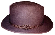 Capas Kids Hat Design Boys Brown M Medium Wool Braided Band Style 714CC