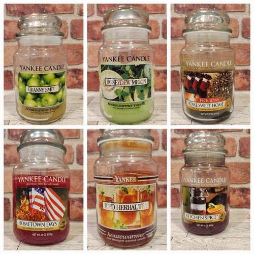 USED Yankee Candle Large Housewarmer 22oz CHOOSE YOUR SCENT BUY MORE & SAVE - Picture 3 of 254