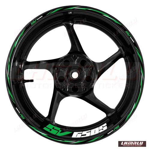 For SUZUKI SV650S SV 650S Waterproof Decal Wheel Reflective RIM Stickers - Foto 11 di 24