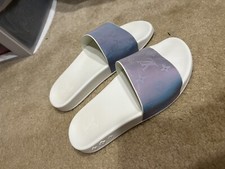 Louis Vuitton Waterfront Mule Hologram LV Rare Sz6 Slide Sandal
