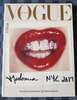 VOGUE ITALIA - MADONNA NYC 2017 POLAROID AUSGABE VON STEVEN KLEIN NR. 798 FEB. 2017