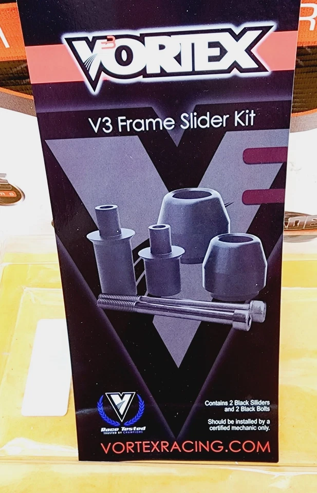 HONDA CBR 1000 RR FIREBLADE 1000RR Vortex v3 quadro deslizante kit bicicleta esportiva velocidade - Imagem 2 de 4