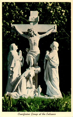 Crucifixion Group, ANDERSON SUNDRY CO., PORTLAND, OREGON Postcard