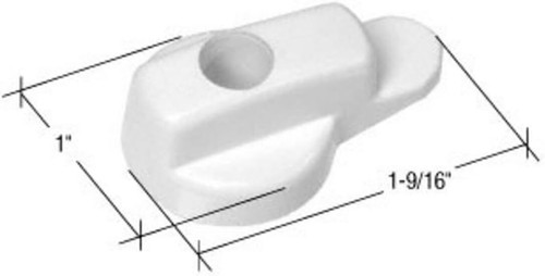 White Hinged Screen Door Latch for Andersen Doors - Picture 2 of 3