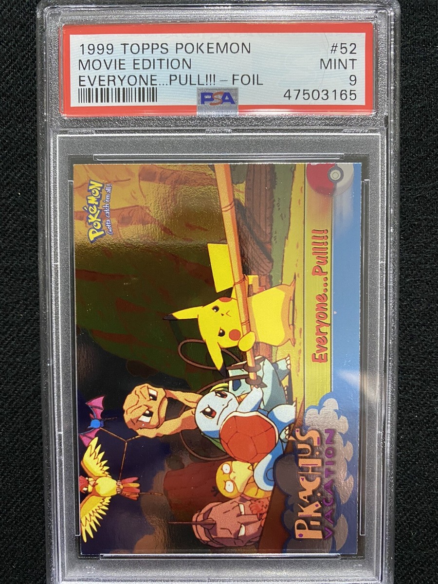 1999 Topps Pokemon Movie Edition EveryonePull!!! Foil #52 PSA 9