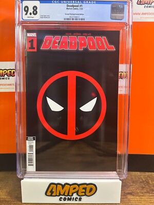 Deadpool #1 2nd Printing 1:25 Insignia Cover 2024 CGC 9.8