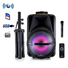 Befree Sound 12 Inch Pa Bluetooth Rechargeable Portable Party Speaker With Reac