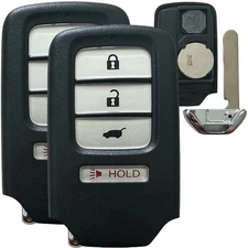 2 Replacement Remote Entry Car Key Fob For 2016 2017 2018 2019 Honda HR-V HRV