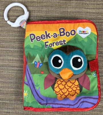 Lamaze Peek-A-Boo Forest Cloth Book Sensory Developmental Activity Toy