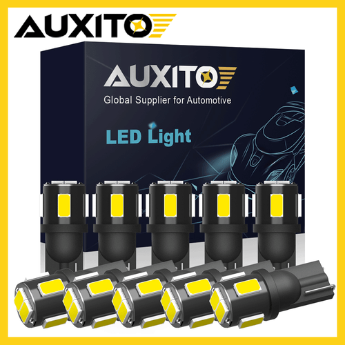 10X AUXITO T10 LED License Plate Light Car Interior Bulbs White 168 2825 194 W5W - Picture 11 of 12