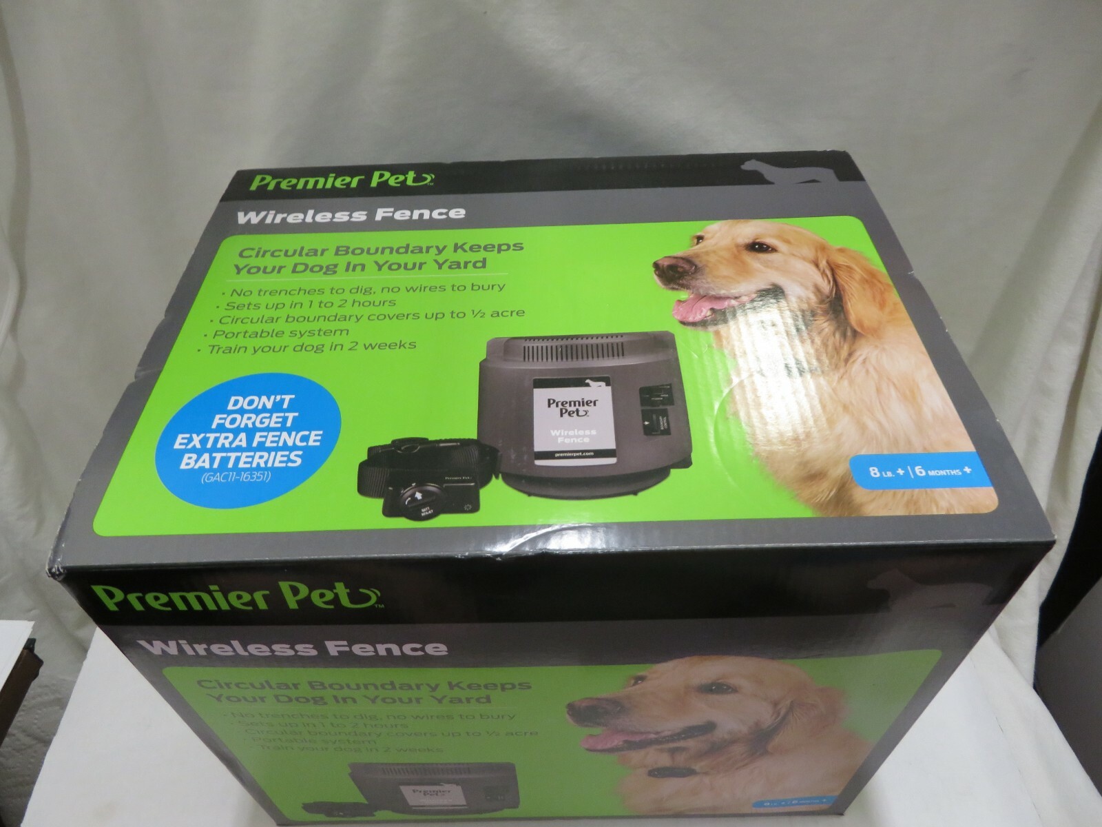 premier pet wireless fence batteries