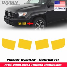 Front Fog Lights Lens Tint Yellow Covers Fits 2009-2014 Honda Ridgeline Front Fog Lights Lens Tint Yellow Covers Fits 2009-2014 Honda Ridgeline