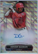 2022 Bowman Sterling autograph and parallel refractors